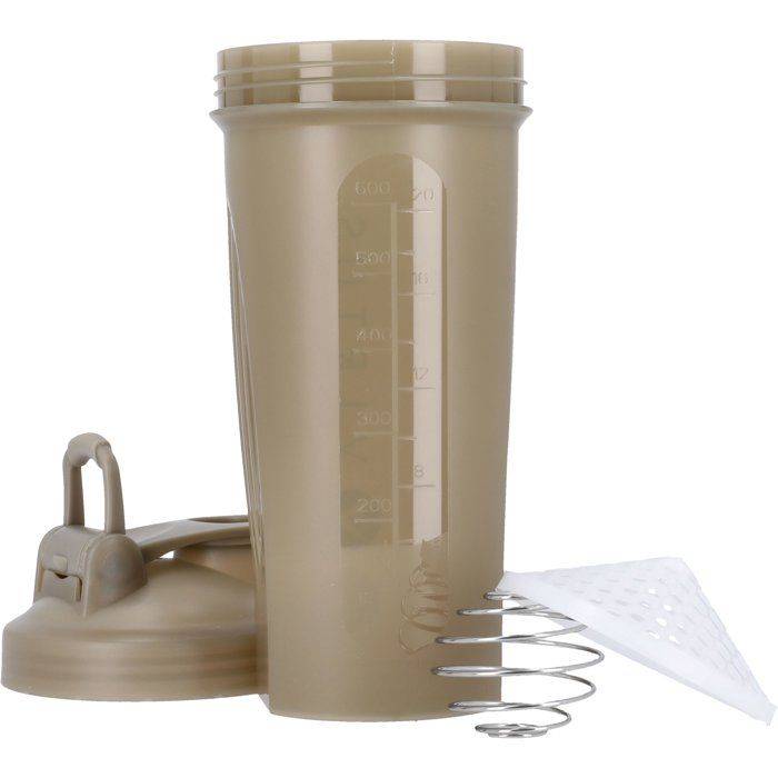 Virtus Castaldo Sportfles - 500 ml - Inclusief Shakeraccessoires - Khaki-2