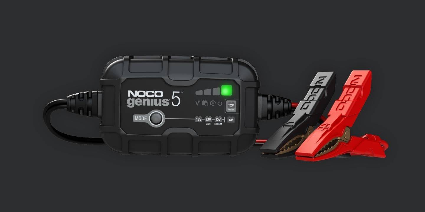 NOCO GENIUS5 5A Acculader voor 6V/12V Accu's met Onderhoudsfunctie (GENIUS5EU)-0