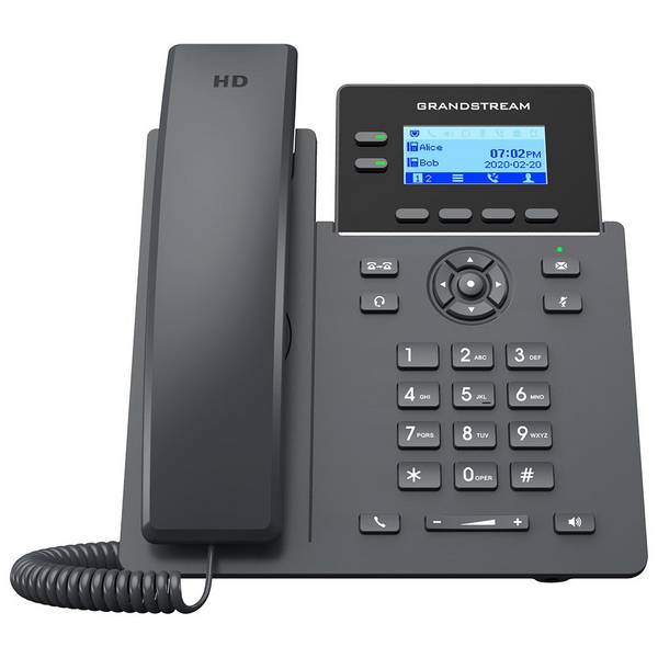Grandstream GRP2602W - VoIP Telefoon - Wi-Fi - 2 Lijnen 11a/b/g/n/ac