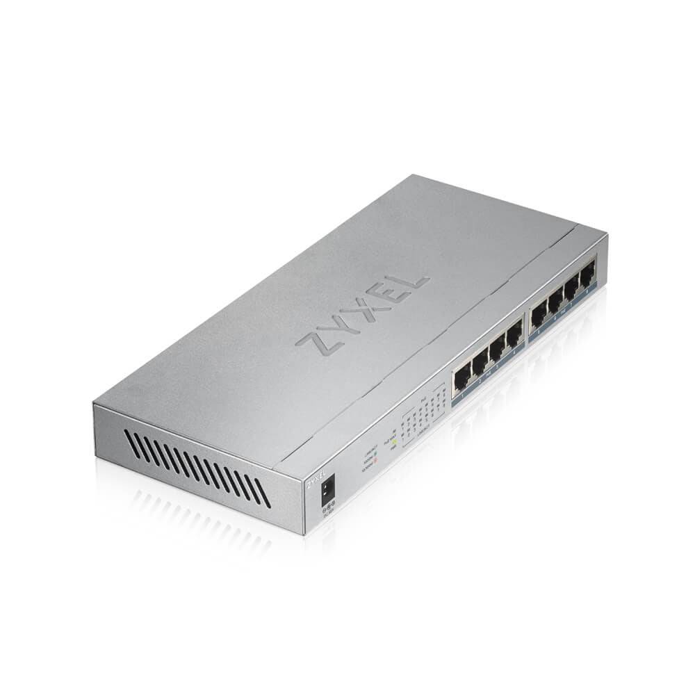 Zyxel GS1008HP Switch 8 x 10/100/1000 PoE+ Desktop GS1008HP-EU0101F-4