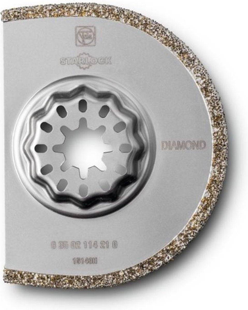 Fein Diamant Segment Zaagblad 75 mm Starlock voor Fein, Makita, Bosch, Milwaukee, Metabo 63502114210-0