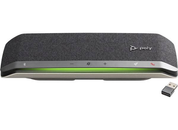 HP Poly Sync 40+ Speakerphone - Mobiel/PC - Zwart - Zilver - 55 dB - 1,05 m - IP64 - Aanraak (772C5AA)