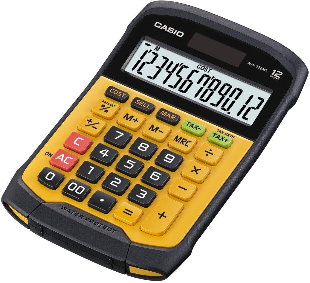 CASIO Kantoorcalculator WM-320MT-S Waterdicht 12-cijferig Display 108,5 x 168,5 mm-0