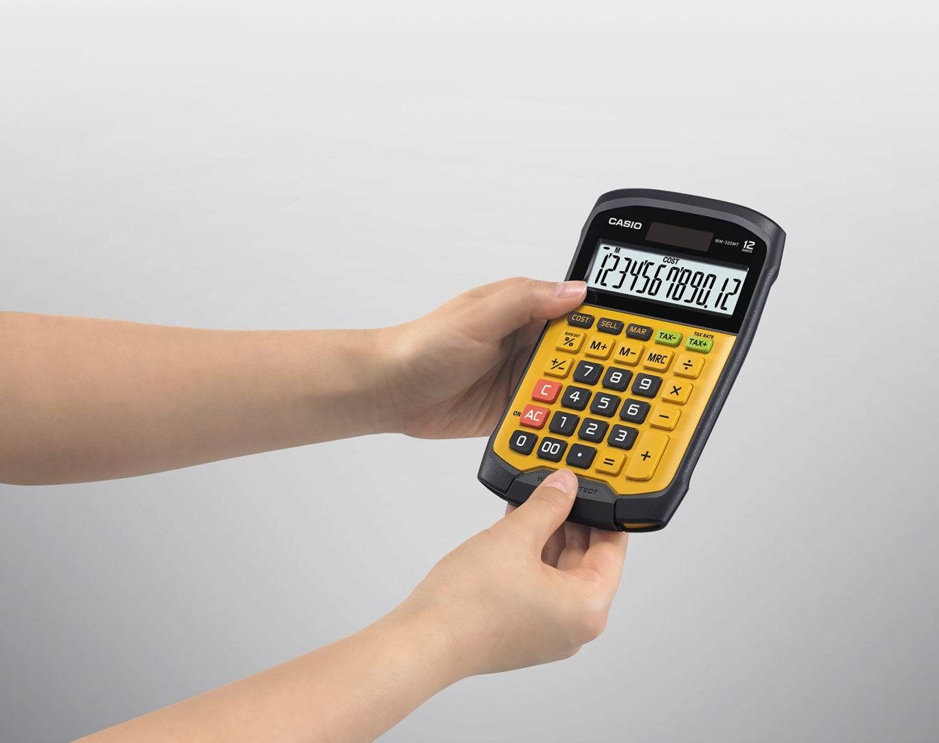 CASIO Kantoorcalculator WM-320MT-S Waterdicht 12-cijferig Display 108,5 x 168,5 mm-1