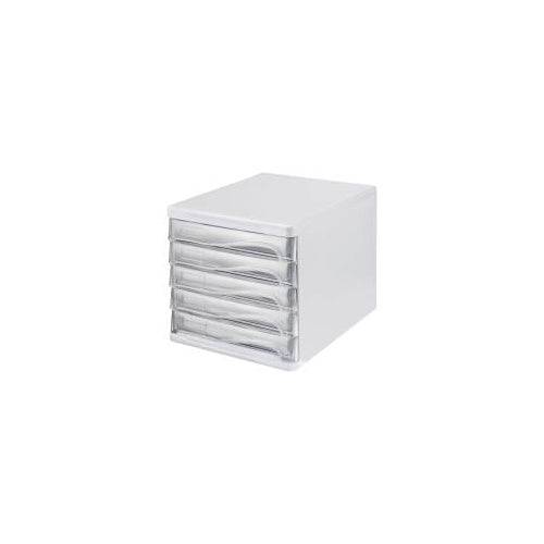 helit Transparante Ladebox DIN A4 met 5 Lades (H6129902)-0