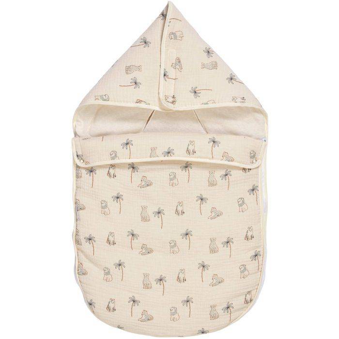 Babynest - CANDIDE - 70 cm - 0/3 maanden - Witte Tijgerprint-0
