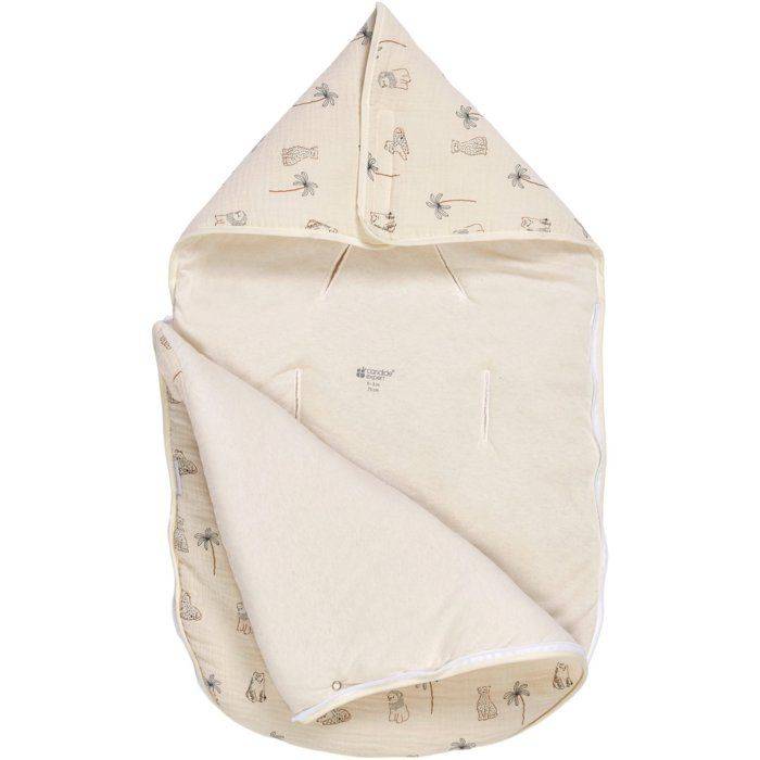 Babynest - CANDIDE - 70 cm - 0/3 maanden - Witte Tijgerprint-1