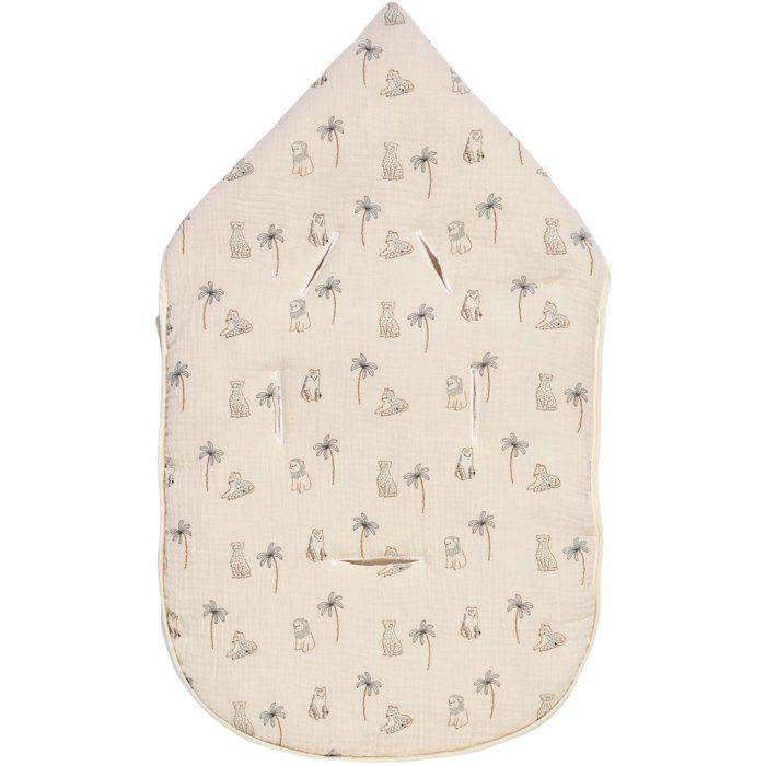 Babynest - CANDIDE - 70 cm - 0/3 maanden - Witte Tijgerprint-4