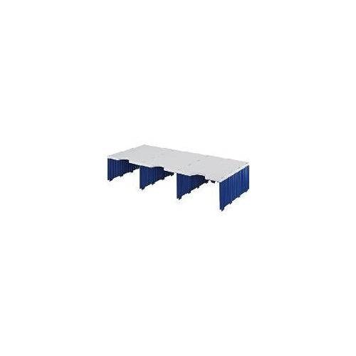 Styro Trio Uitbreidingsmodules Grijs/Blauw W723xH140xD331 mm (268132138) styrodoc/268132138-0