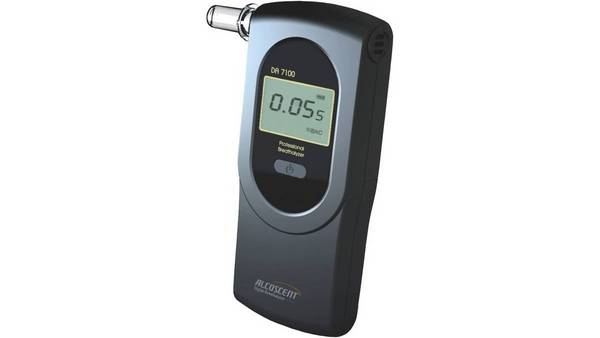 ACE DA-7100 Alcoholmeter met Display, Meetbereik Alcohol Max 5 µg/ml (107007)