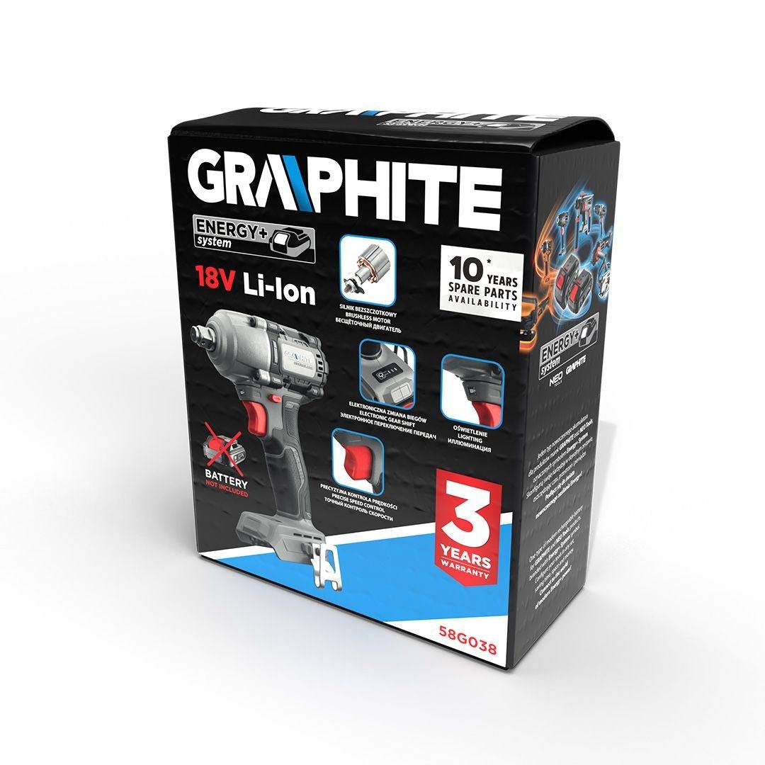 GRAPHITE Borstelloze Slagmoersleutel 450Nm Energy+-1