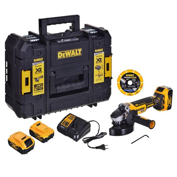DEWALT DCG405P3 Accu Haakse Slijper - 18 V