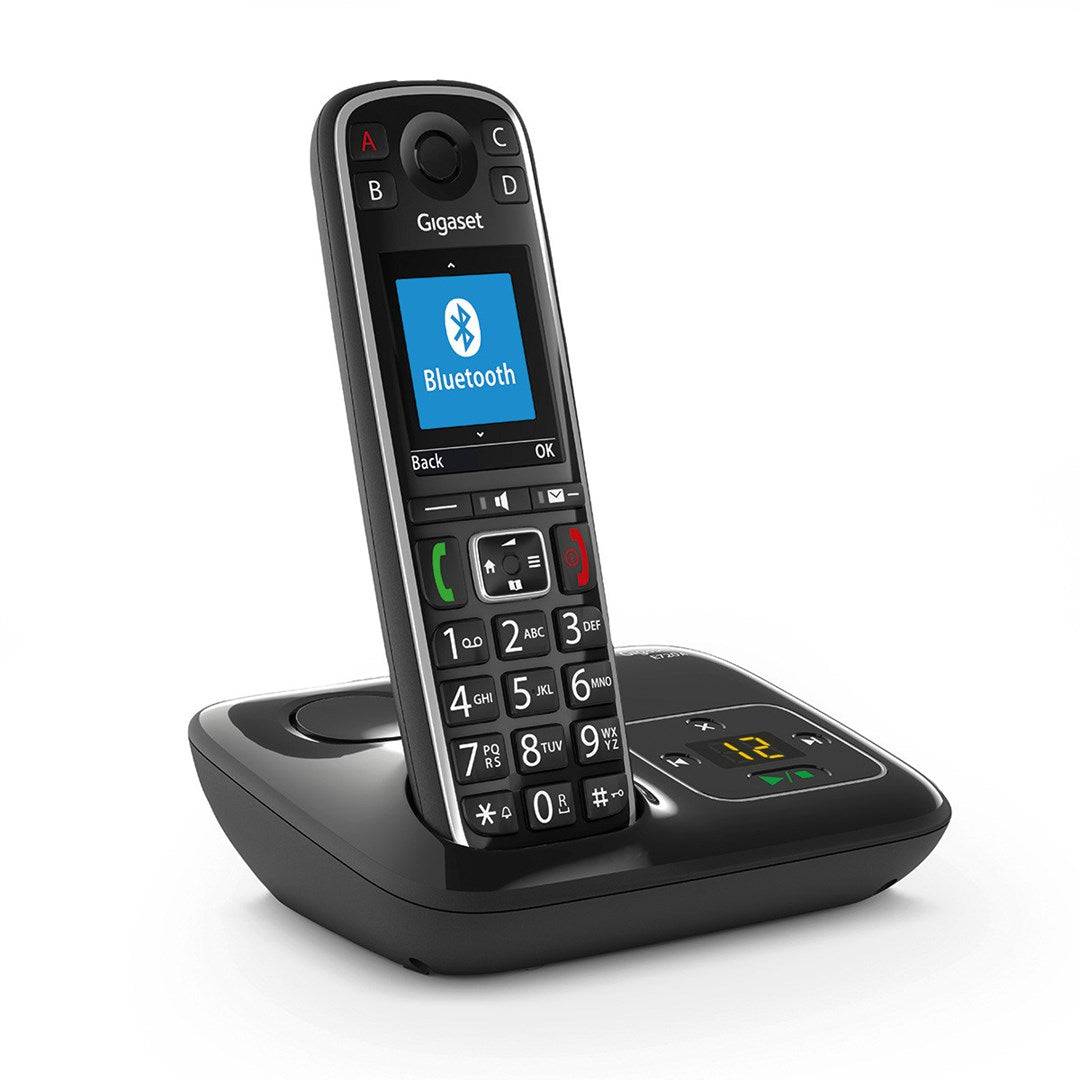 Gigaset E720A Draadloze Telefoon met Antwoordapparaat en Bel-ID - ECO DECT/GAP - Zwart-1