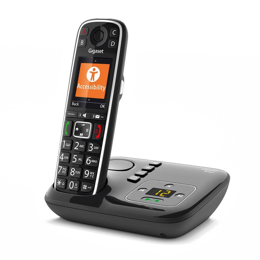 Gigaset E720A Draadloze Telefoon met Antwoordapparaat en Bel-ID - ECO DECT/GAP - Zwart-3