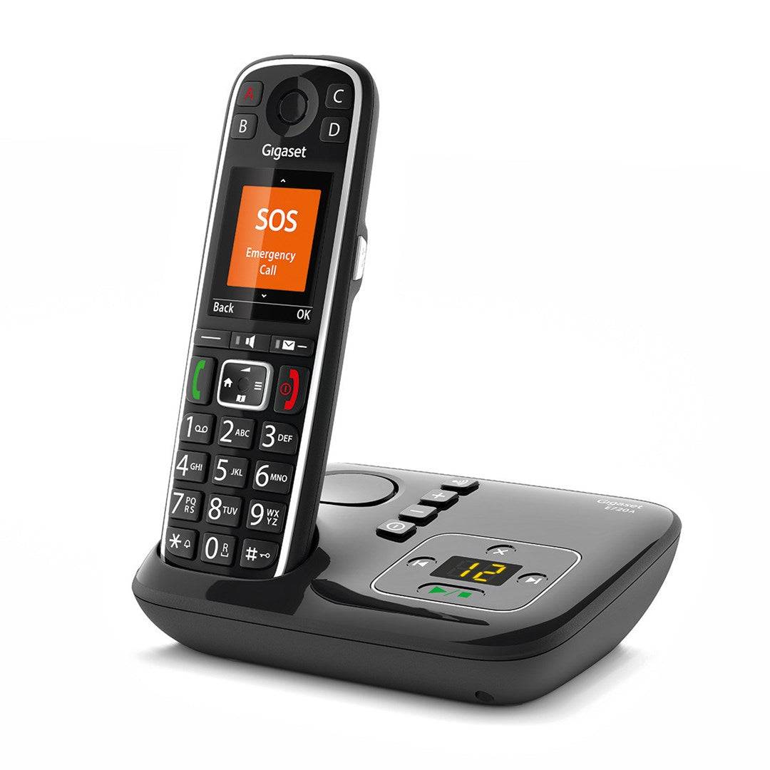 Gigaset E720A Draadloze Telefoon met Antwoordapparaat en Bel-ID - ECO DECT/GAP - Zwart-4