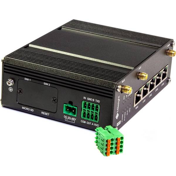 Milesight IoT Ind. Cellular Router UR35 - Wi-Fi - Model: UR35-L04EU-W