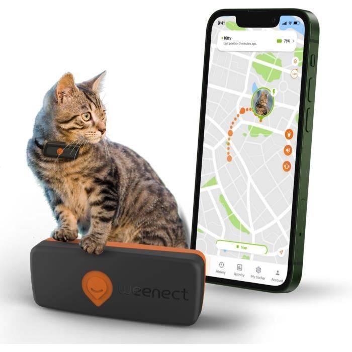 Weenect XS GPS Tracker voor Katten - Zwarte Editie 2023-1