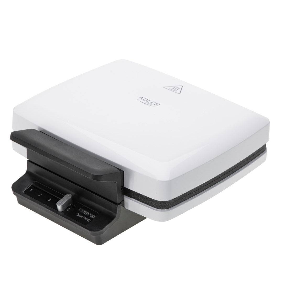 Adler Wafelmaker 1800W Anti-aanbak Wit AD 3085-0