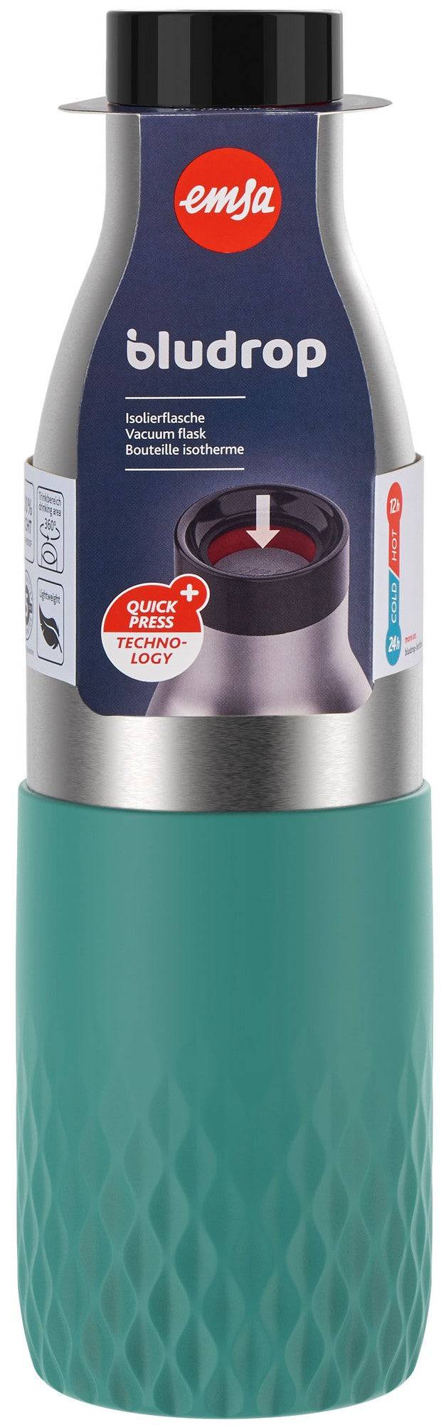 EMSA Bludrop Sleeve 0,7 L Groen RVS N31112-1