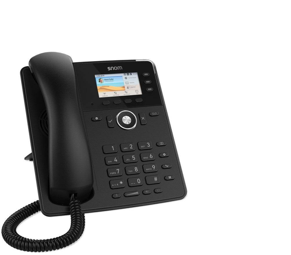 Snom D717 Bureau Telefoon - IP Telefoon - Zwart - Bedrade Handset - SIP Info - 3 Lijnen - 1000 Invoeren (4397)-0
