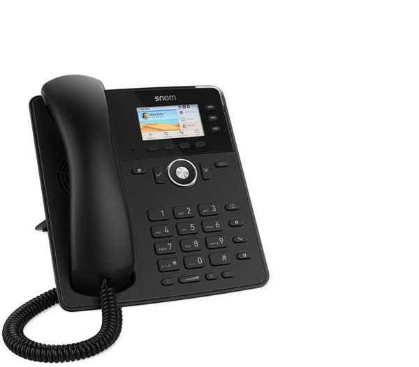 Snom D717 Bureau Telefoon - IP Telefoon - Zwart - Bedrade Handset - SIP Info - 3 Lijnen - 1000 Invoeren (4397)