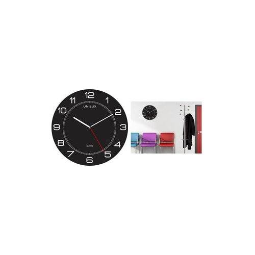UNiLUX Wandklok MEGA Quartz 600 mm Zwarte Wijzerplaat (400094568)-0