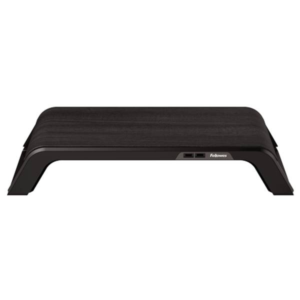 Fellowes Hana Monitorsteun - Staal, Essenhout - Zwart - Bureau