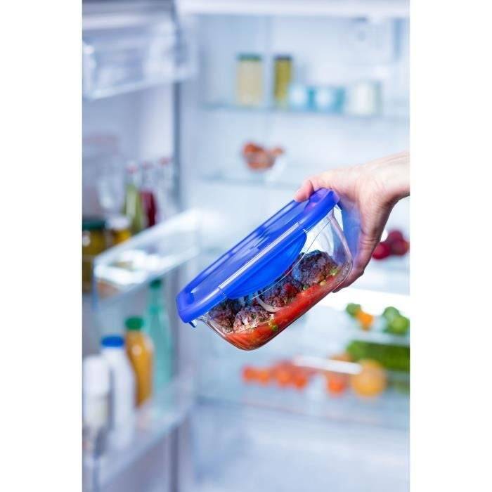 PYREX Set van 3 Lunchdozen - Cook & Go - Glas - Luchtdichte Deksel - 0,8 L-4
