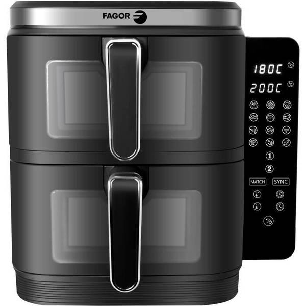 FAGOR Airfryer FGD11 - 11 L - Dubbele 5,5 L Tanks - 2800 W