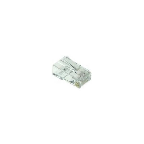 ACT RJ45 (8P/8C) CAT6 EasyConnect Onbeschermde Modulaire Connector voor Ronde Kabel (TD168B)