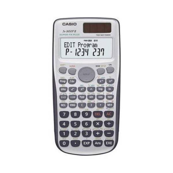 Casio FX-3650PII Pocket Scientific Calculator - Zwart/Zilver