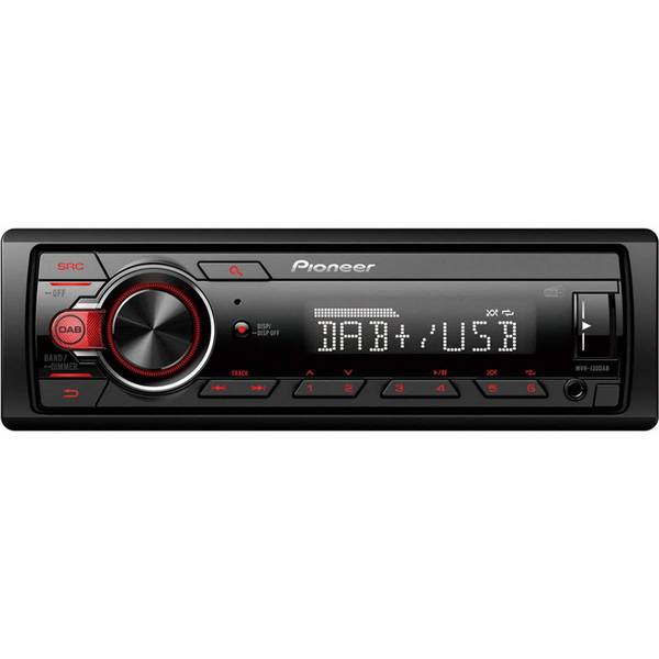Pioneer MVH-130DAB Autoradio enkel DIN DAB+ tuner