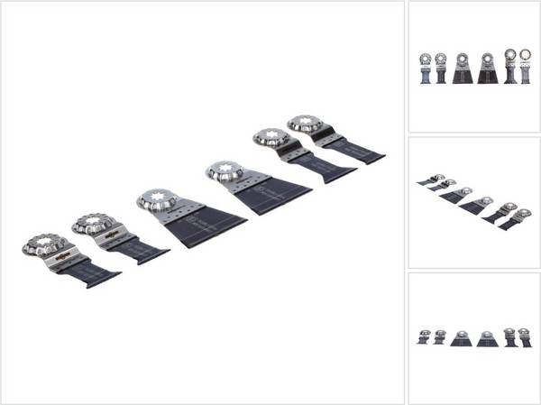 Fein BEST OF E-CUT - Verstekzaagblad Set - 6 Stuks voor Hout en Metaal - Starlock Plus