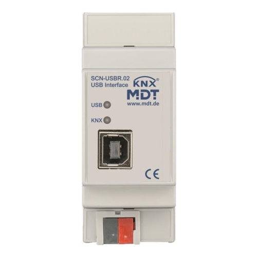 MDT USB Interface KNX 2TE REG met Updatefunctie (SCN-USBR.02) - DIN Rail Montage-0