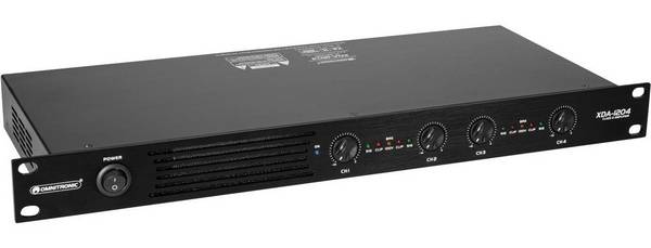 OMNITRONIC XDA-1204 4-Kanaals Class-D Versterker (10451637) 4-Kanal