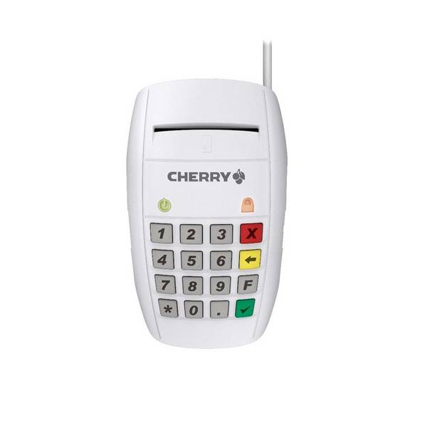 CHERRY SmartTerminal ST-2100 - SmartCard Lezer - USB - Wit