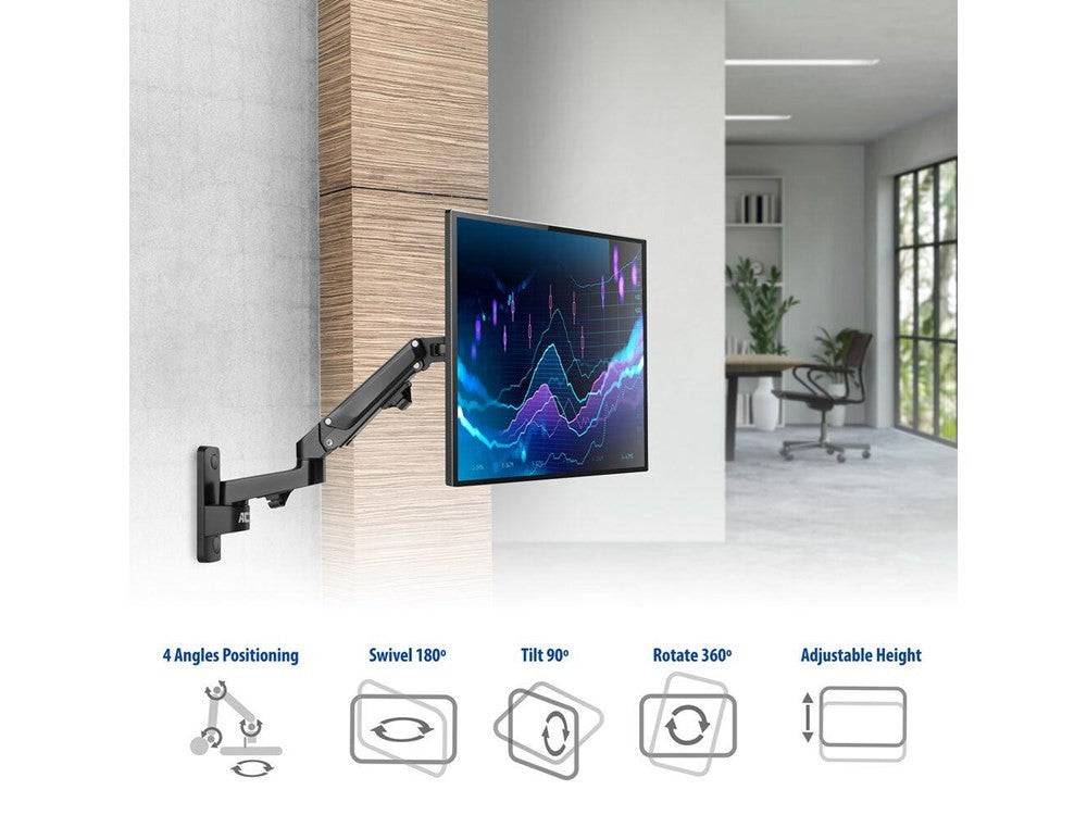 ACT AC8310 Vloermontage voor Flatscreen 68,6 cm (27") Zwart-1