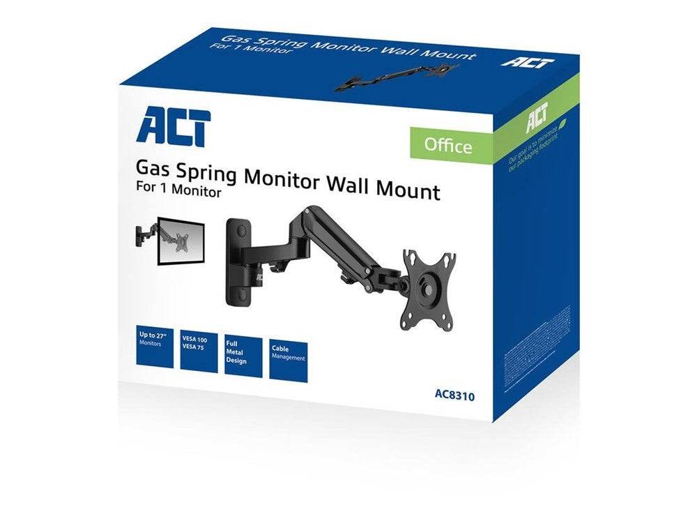ACT AC8310 Vloermontage voor Flatscreen 68,6 cm (27") Zwart-3