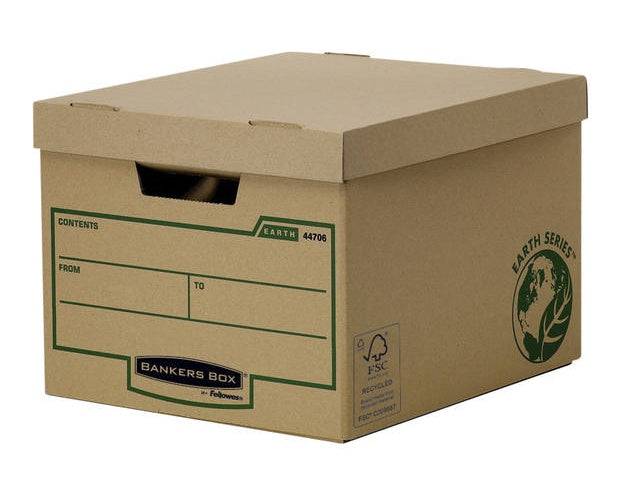 Fellowes Standard R-Kive EARTH Archief-/Transportdoos, Bruin, 100% Gerecycled Karton, DIN A4, Dubbel (4470601)-0