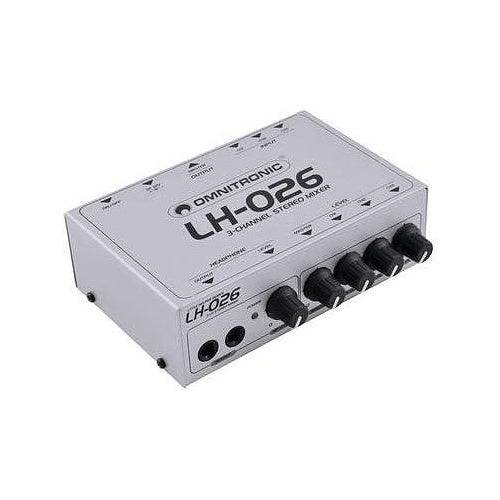Omnitronic Audio Mixer 3 Kanalen 20 - 20.000 Hz wit 10355026-0