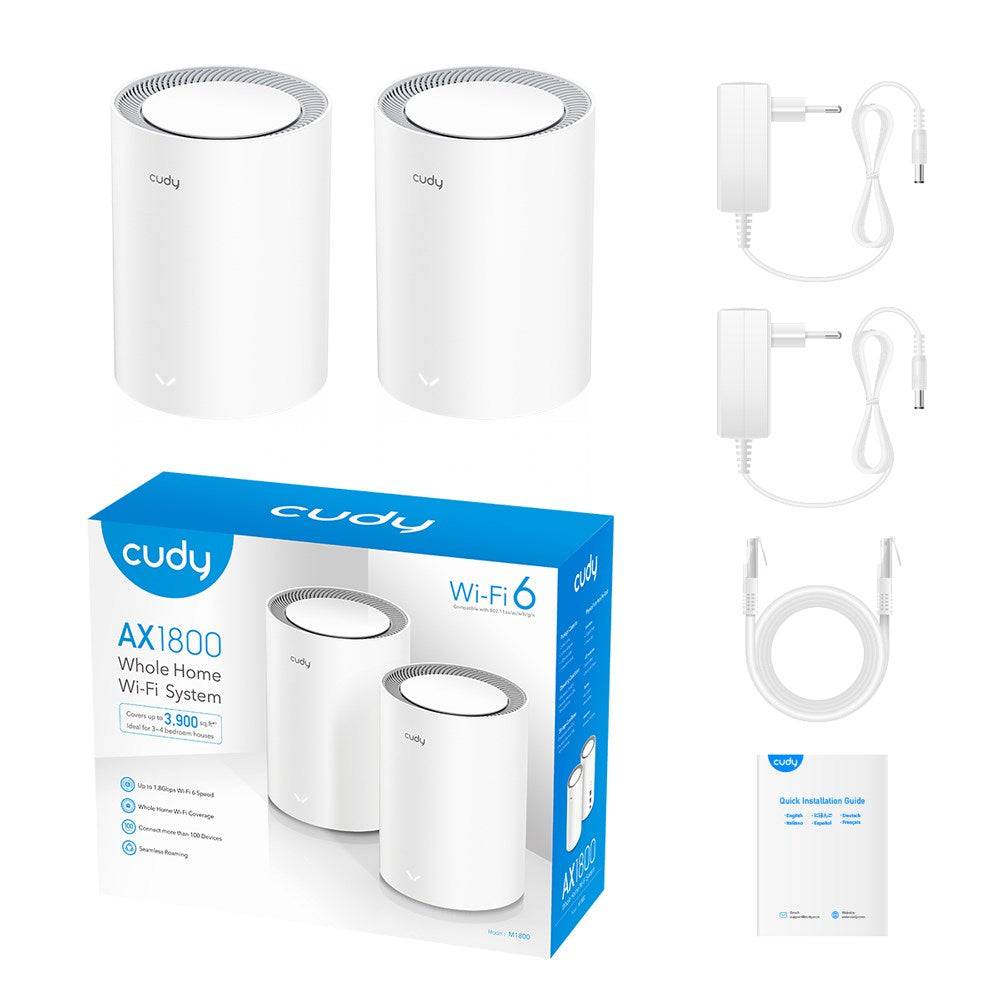 cudy M1800 Mesh-netwerk 1800 MBit/s 2,4 GHz, 5 GHz (M1800)-3