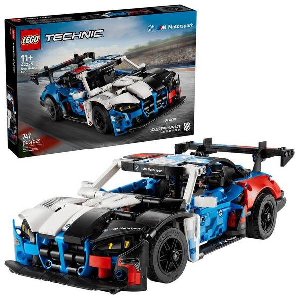 LEGO TECHNIC BMW M4 GT3 EVO Race Car Modelset 42226 - 747 Stukken