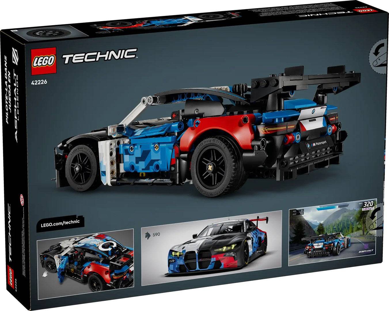LEGO TECHNIC BMW M4 GT3 EVO Race Car Modelset 42226 - 747 Stukken-1