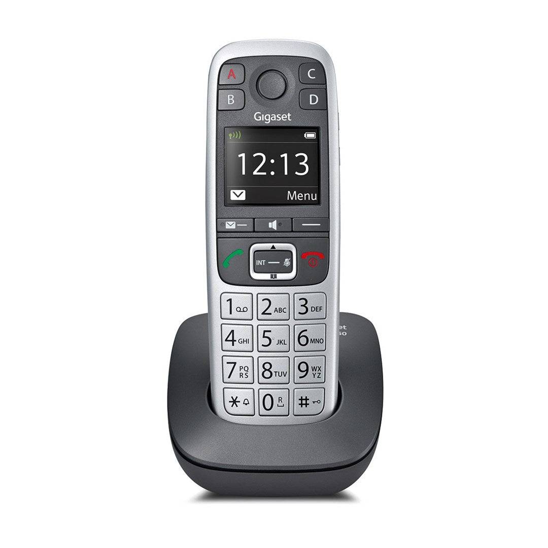 Gigaset E560 - Draadloze Telefoon met Nummerweergave - DECT/GAP - Platina - Inclusief Duitse Aansluitkabel-1