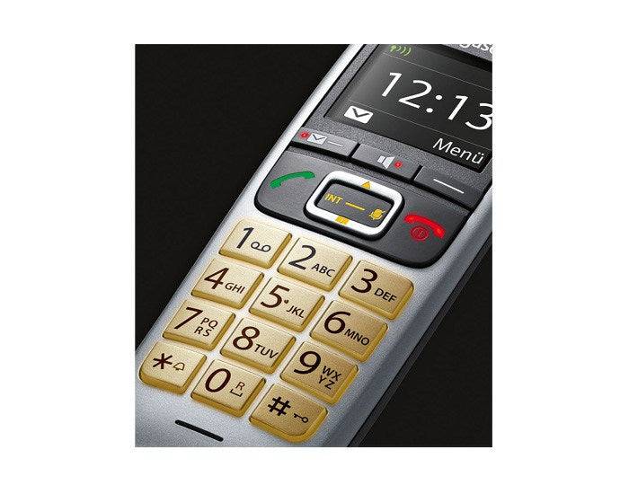 Gigaset E560 - Draadloze Telefoon met Nummerweergave - DECT/GAP - Platina - Inclusief Duitse Aansluitkabel-2