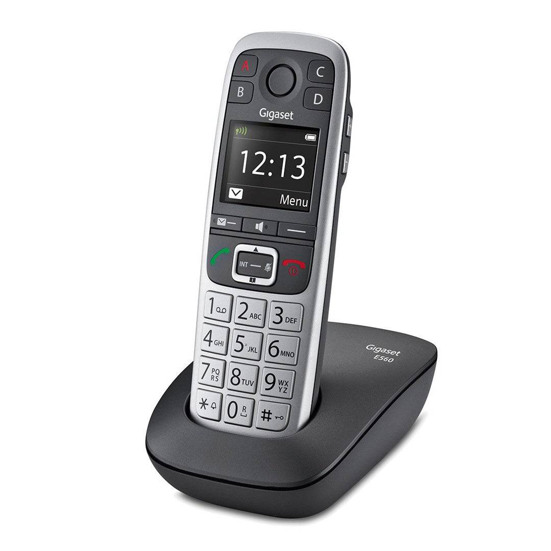 Gigaset E560 - Draadloze Telefoon met Nummerweergave - DECT/GAP - Platina - Inclusief Duitse Aansluitkabel-3