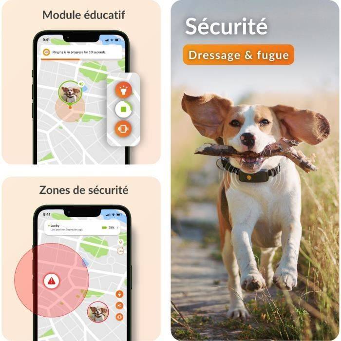 WEENECT Dog XT GPS Halsband - XL Antenne - Waterdicht - Julius-K9 - Zwart-4