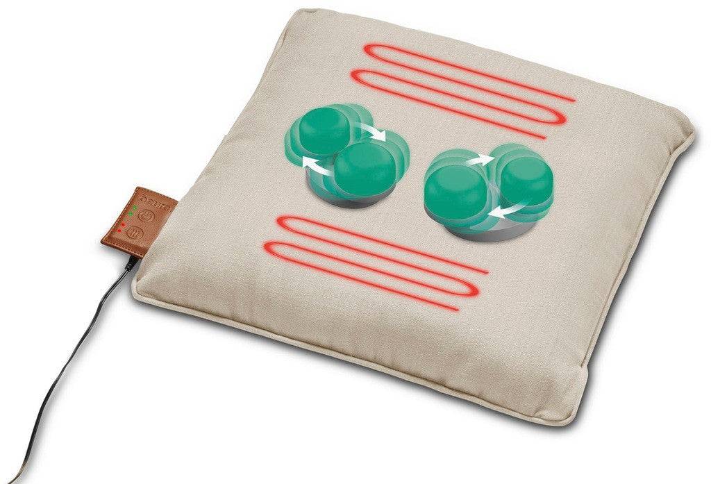 Beurer MG 139 Massagekussen Oplaadbare Batterij Warmtefunctie 2 Niveaus Beige UE0274-3