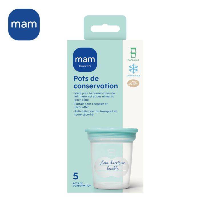 MAM Opslagcontainer voor Borstvoeding 120 ml - Verpakking van 5-2