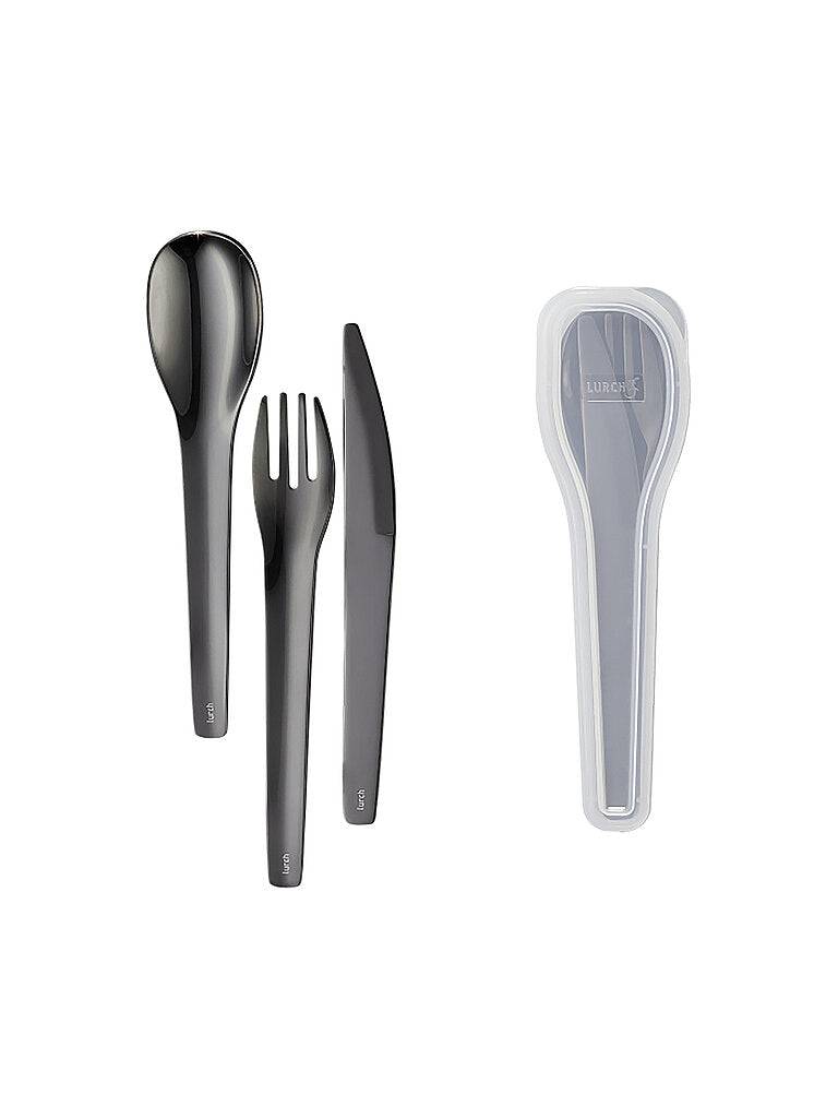Lurch Bestekset om Mee te Nemen Antraciet - 3-delig (240875) 3-piece-0
